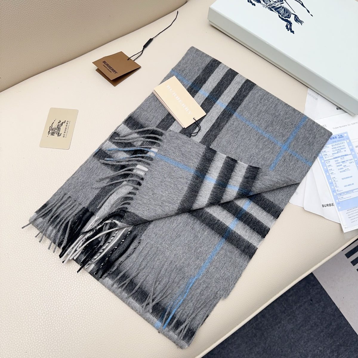 velvet elegant Scarf for men - alternate angle view 3
