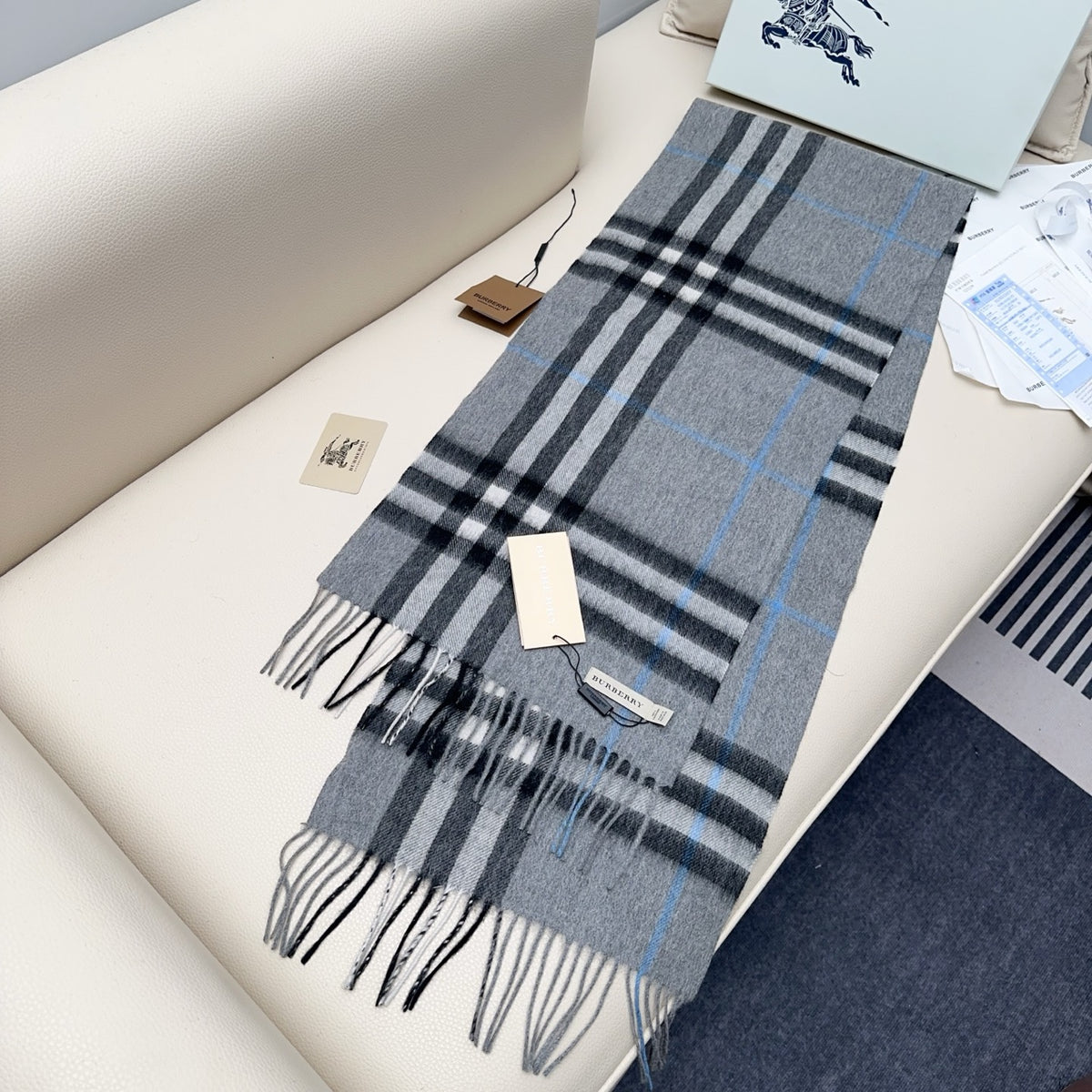 velvet elegant Scarf for men - alternate angle view 5