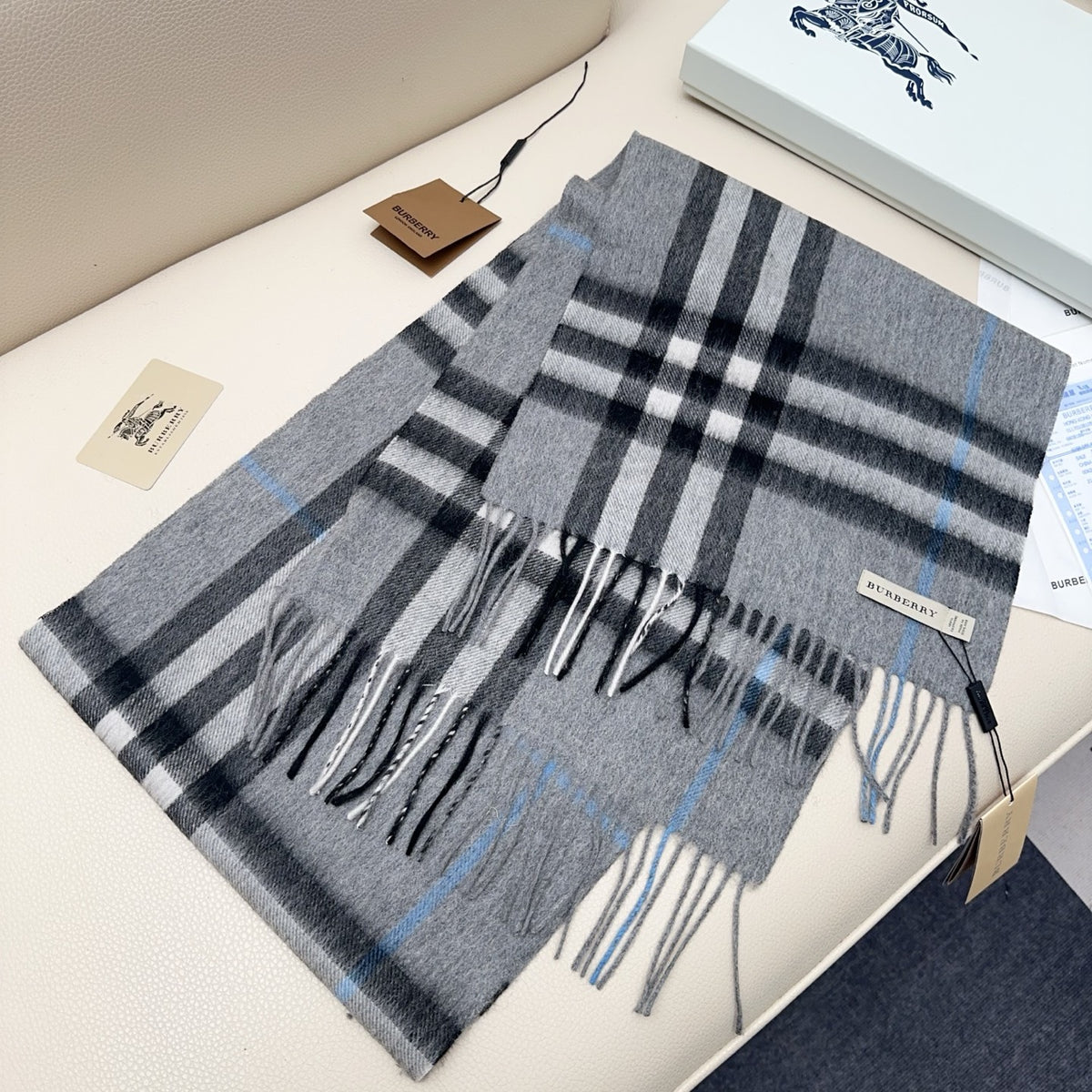 velvet elegant Scarf for men - alternate angle view 4