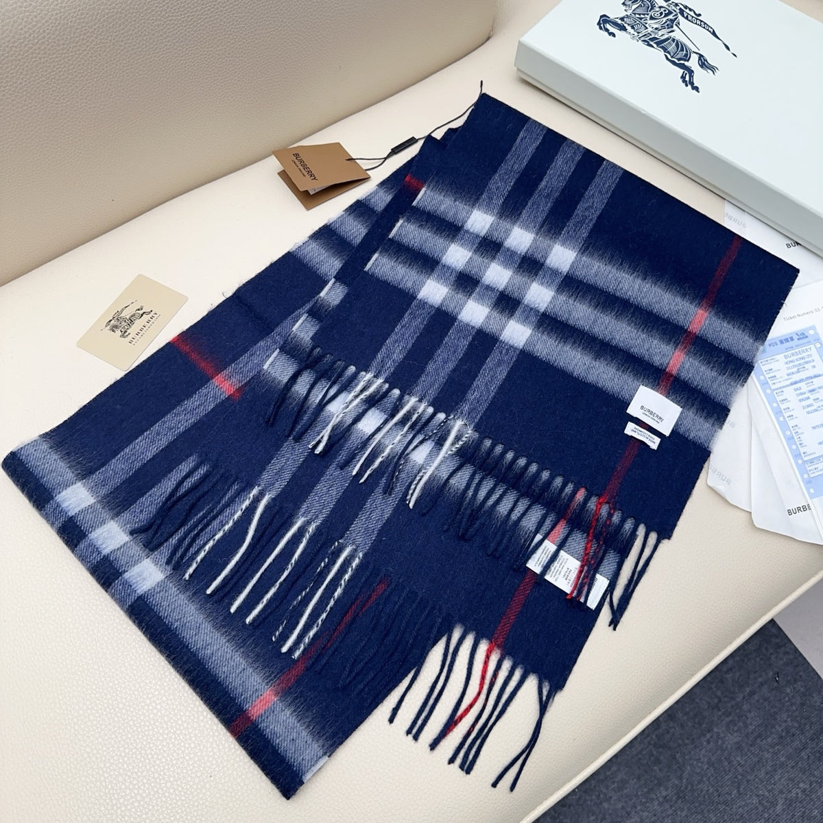 velvet elegant Scarf for men - alternate angle view 4
