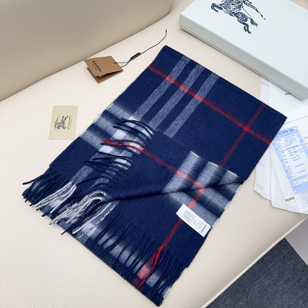 velvet elegant Scarf for men - alternate angle view 3