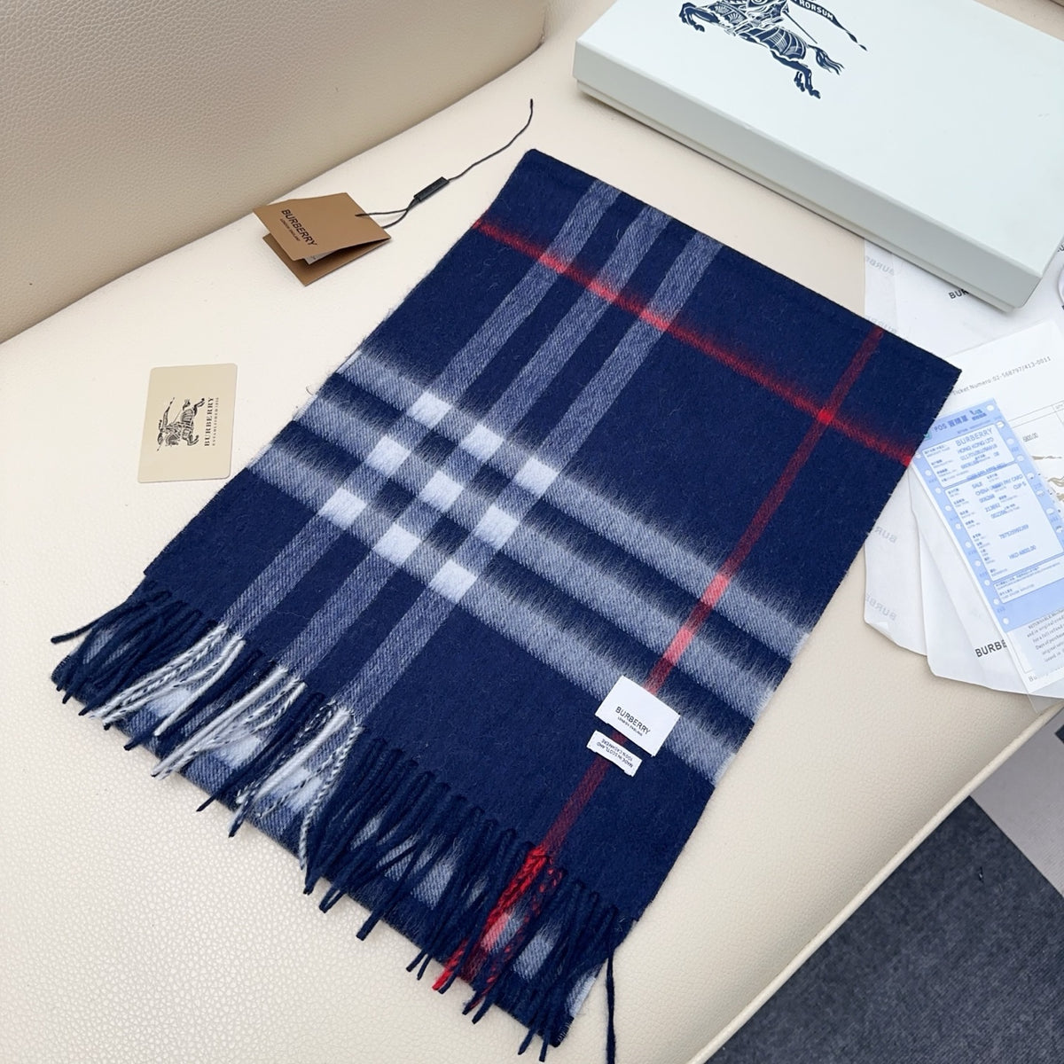 velvet elegant Scarf for men - alternate angle view 2