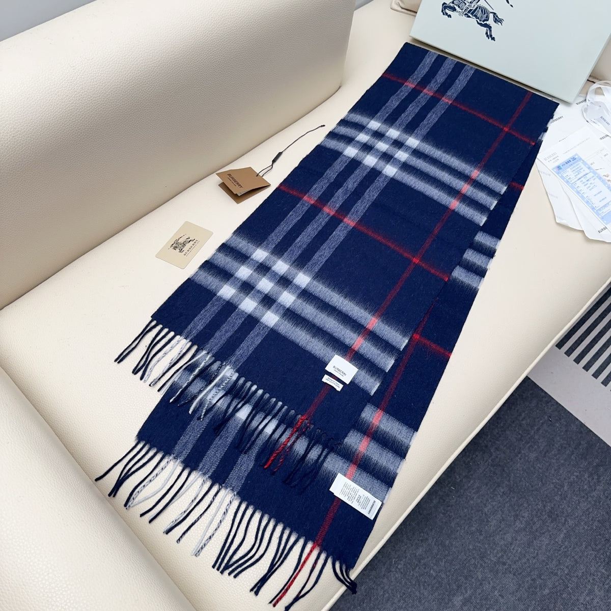 velvet elegant Scarf for men - alternate angle view 5