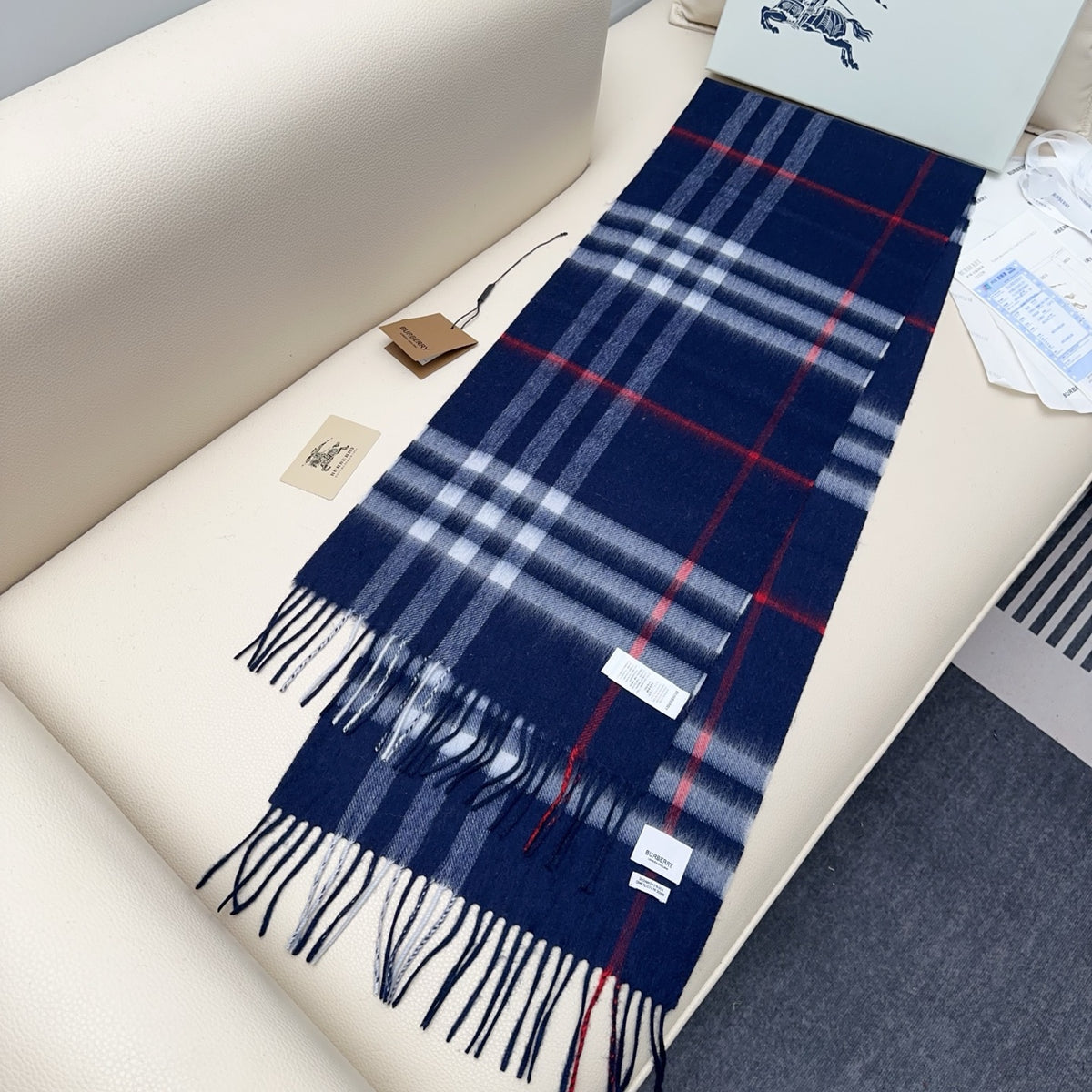 velvet elegant Scarf for men - alternate angle view 6