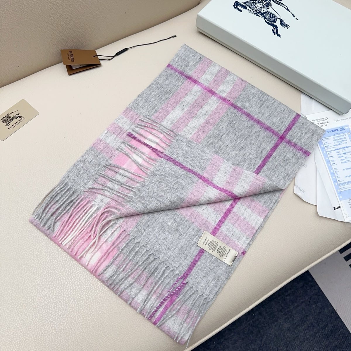 velvet elegant Scarf for men - alternate angle view 3