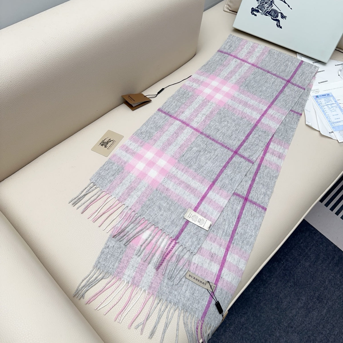 velvet elegant Scarf for men - alternate angle view 6