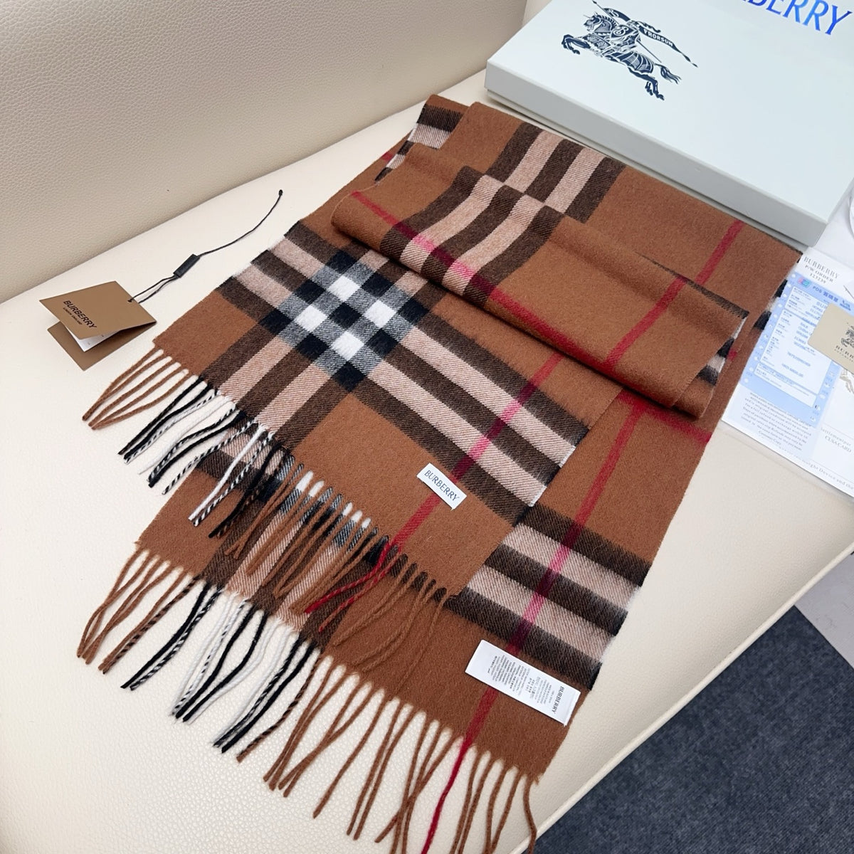 velvet elegant Scarf for men - alternate angle view 4