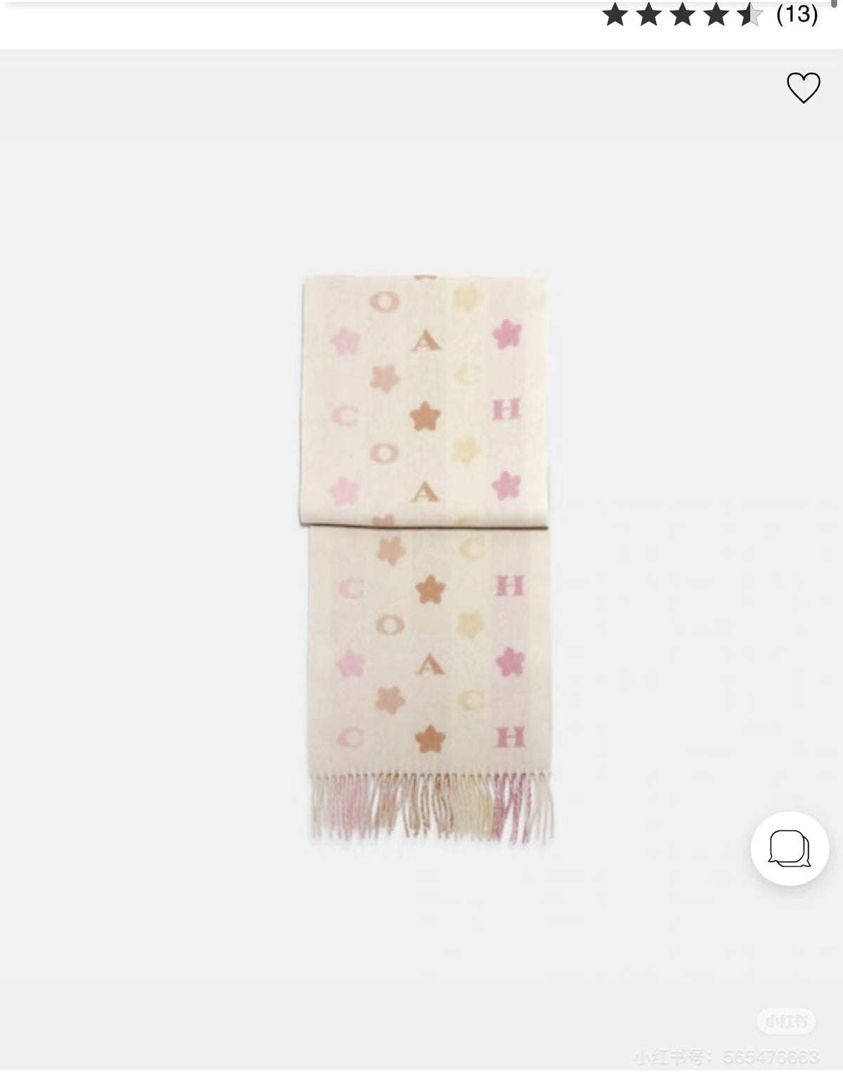 rainbow velvet floral Scarf for women - alternate angle view 2