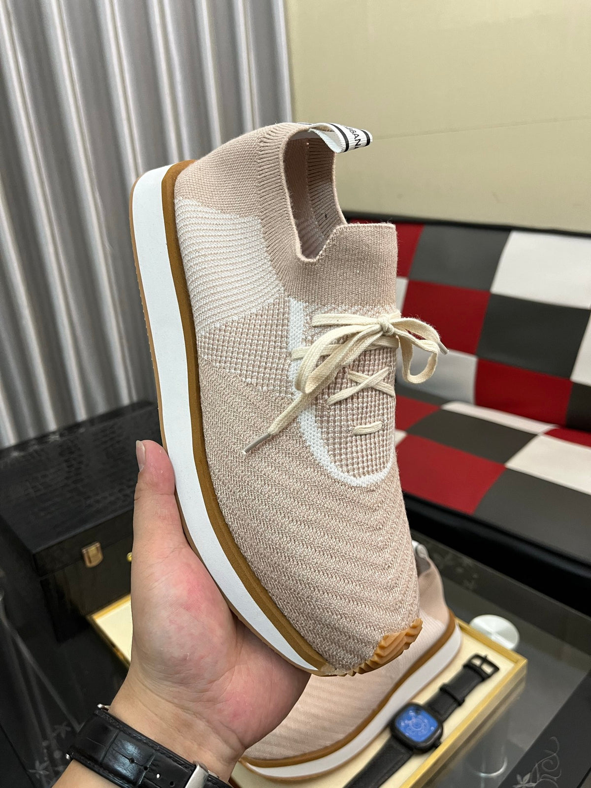 Dolce & Gabbana DG Men's Multi-Material Casual Sneakers
