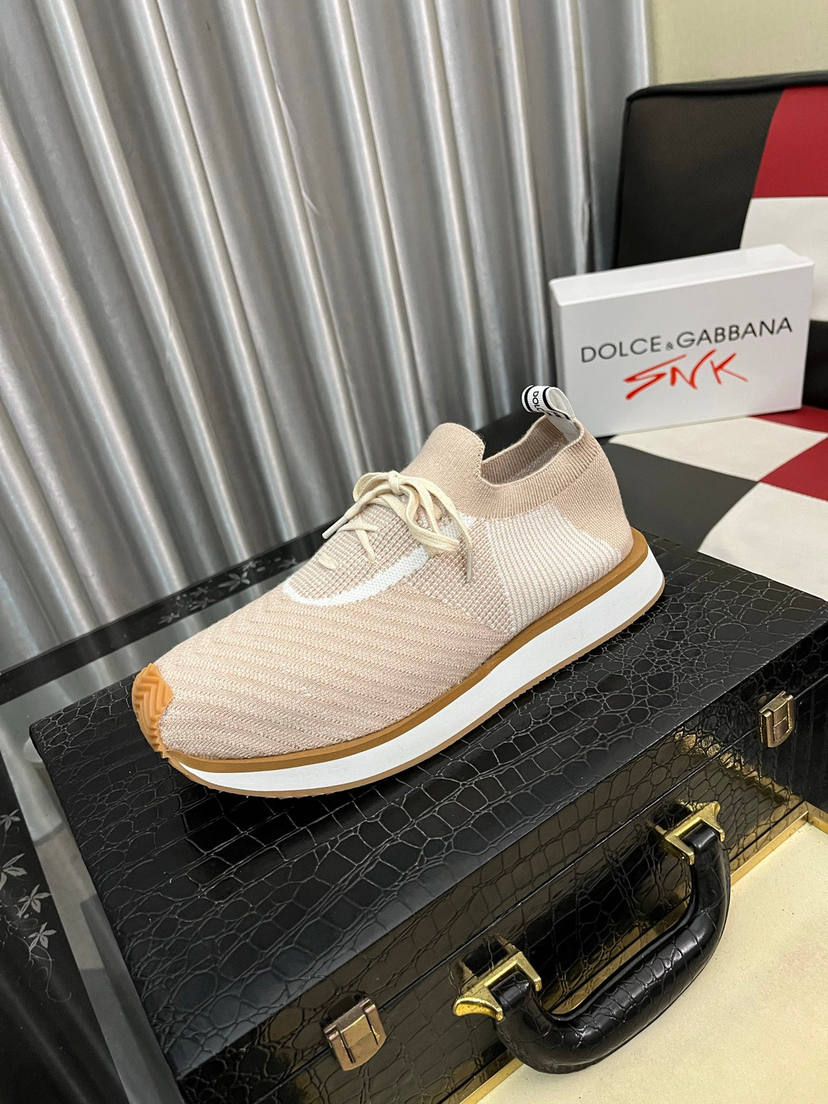 Dolce & Gabbana DG Men's Multi-Material Casual Sneakers