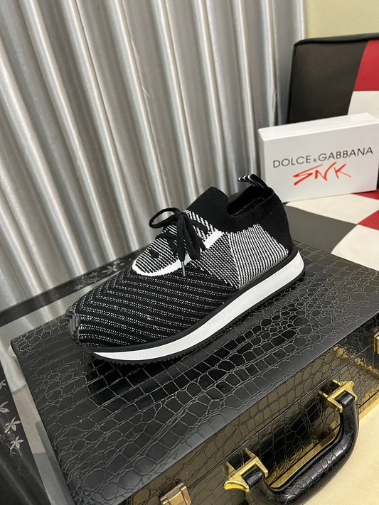 Dolce & Gabbana DG Men's Multi-Material Casual Sneakers