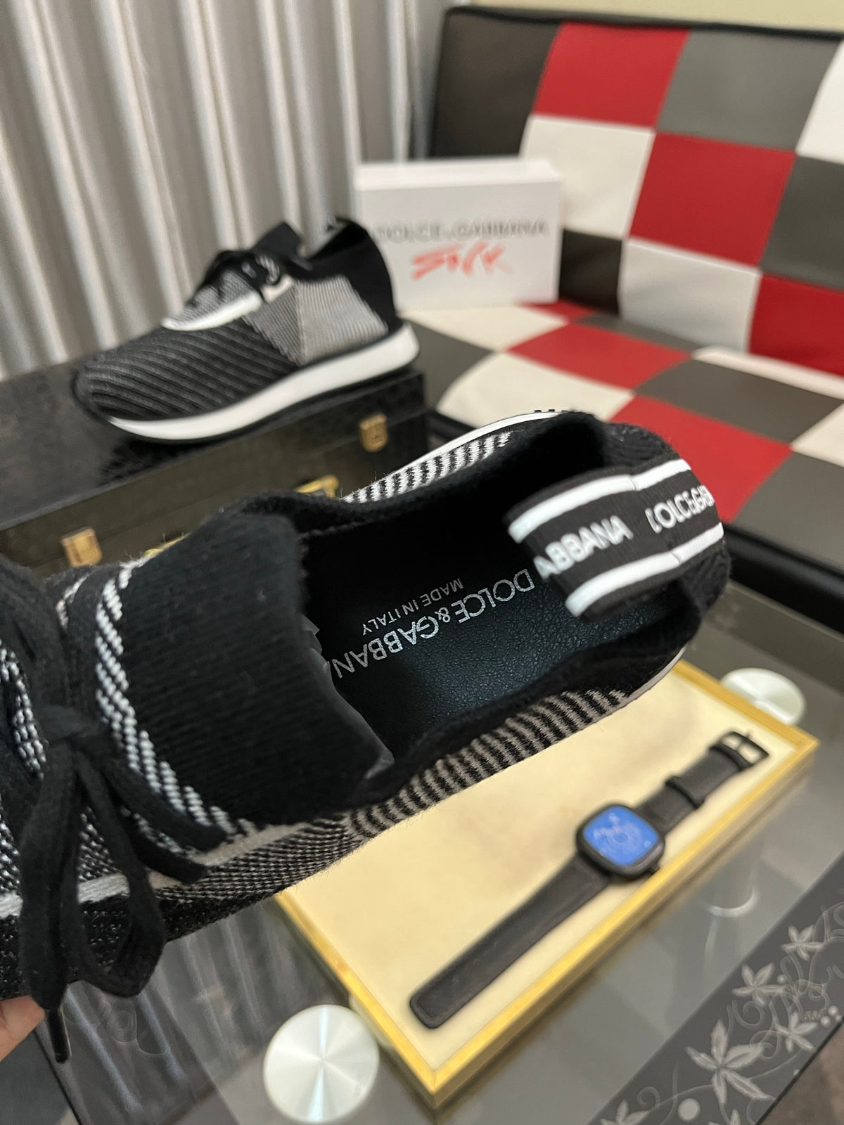 Dolce & Gabbana DG Men's Multi-Material Casual Sneakers