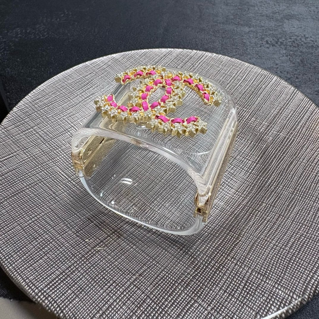 gold brass elegant Bangle for women - alternate angle view 6