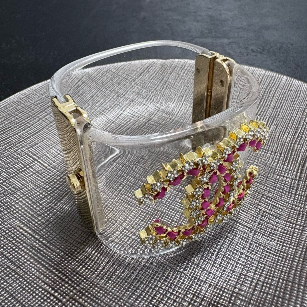gold brass elegant Bangle for women - alternate angle view 7