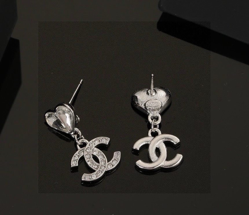 double c Drop Earrings for women - alternate angle view 7