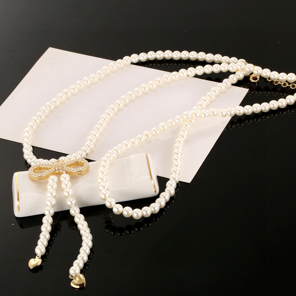 pearl butterfly Sweater for women - product detail view