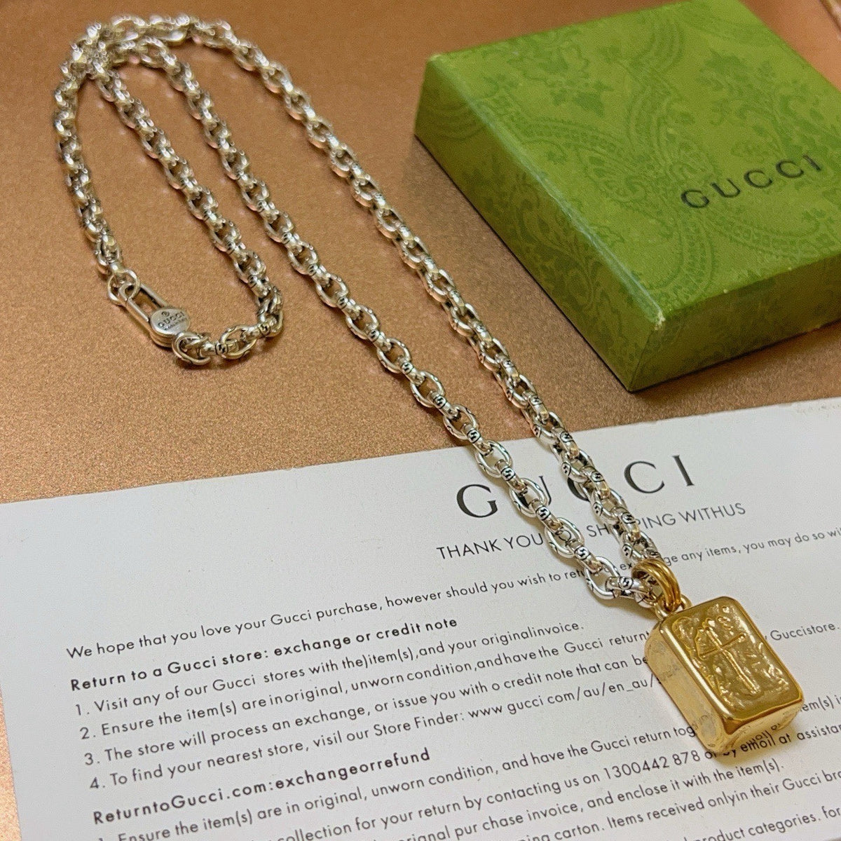 antique chain Necklace for women - alternate angle view 8