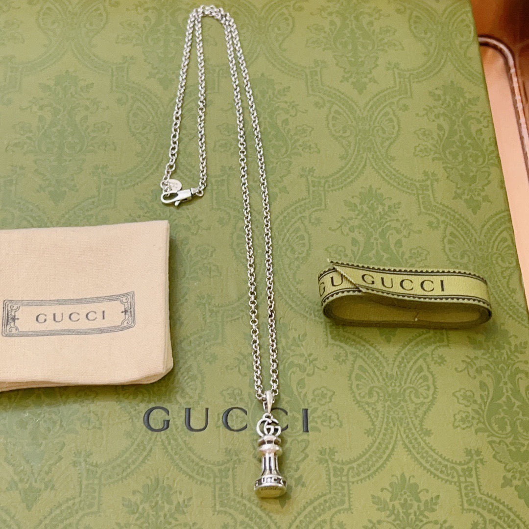 antique chain Necklace for women - product detail view