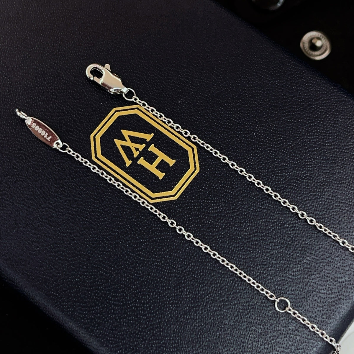 red brass crystal inlaid Necklace for women - alternate angle view 5