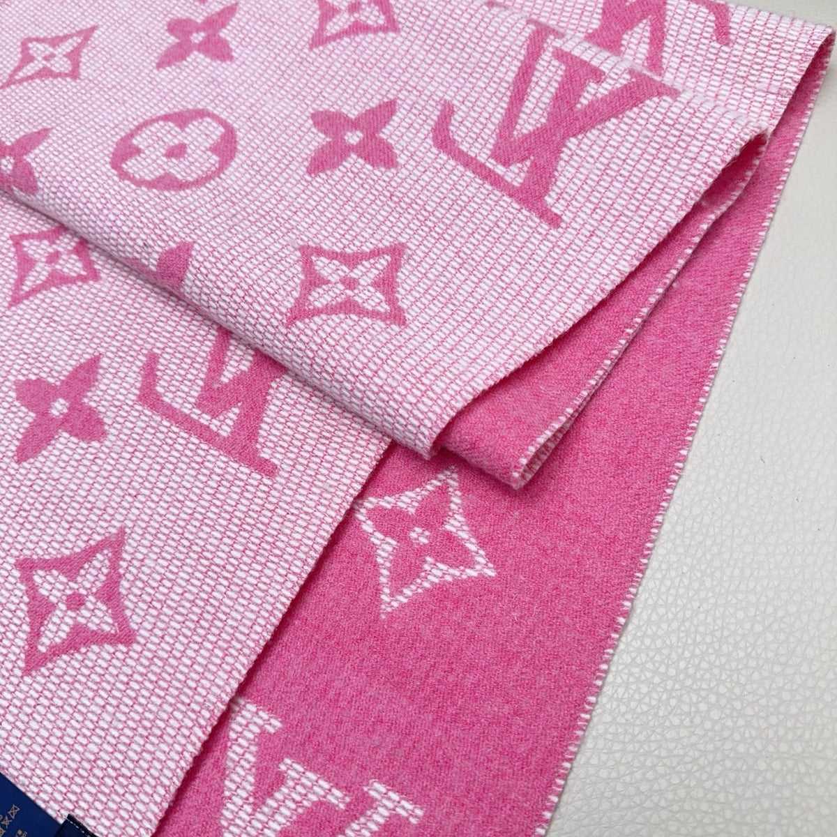pink wool tassel Scarf for women - alternate angle view 8