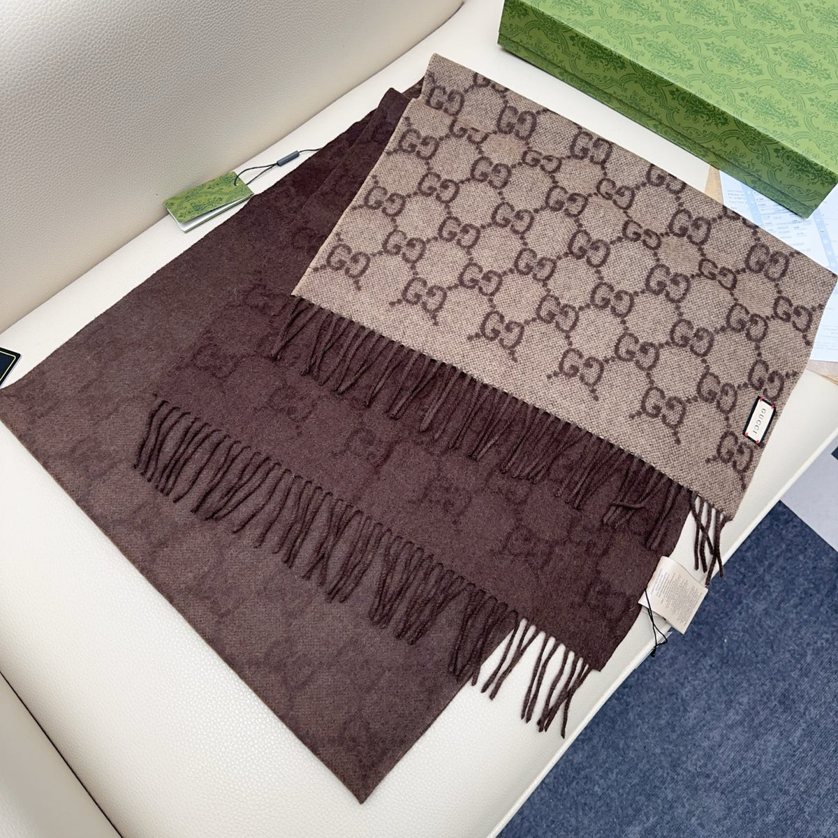 velvet Scarf for women - alternate angle view 4