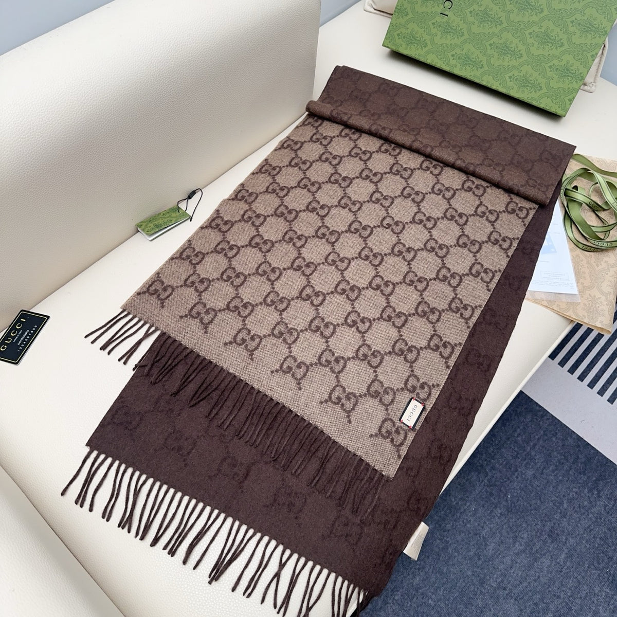 velvet Scarf for women - alternate angle view 5