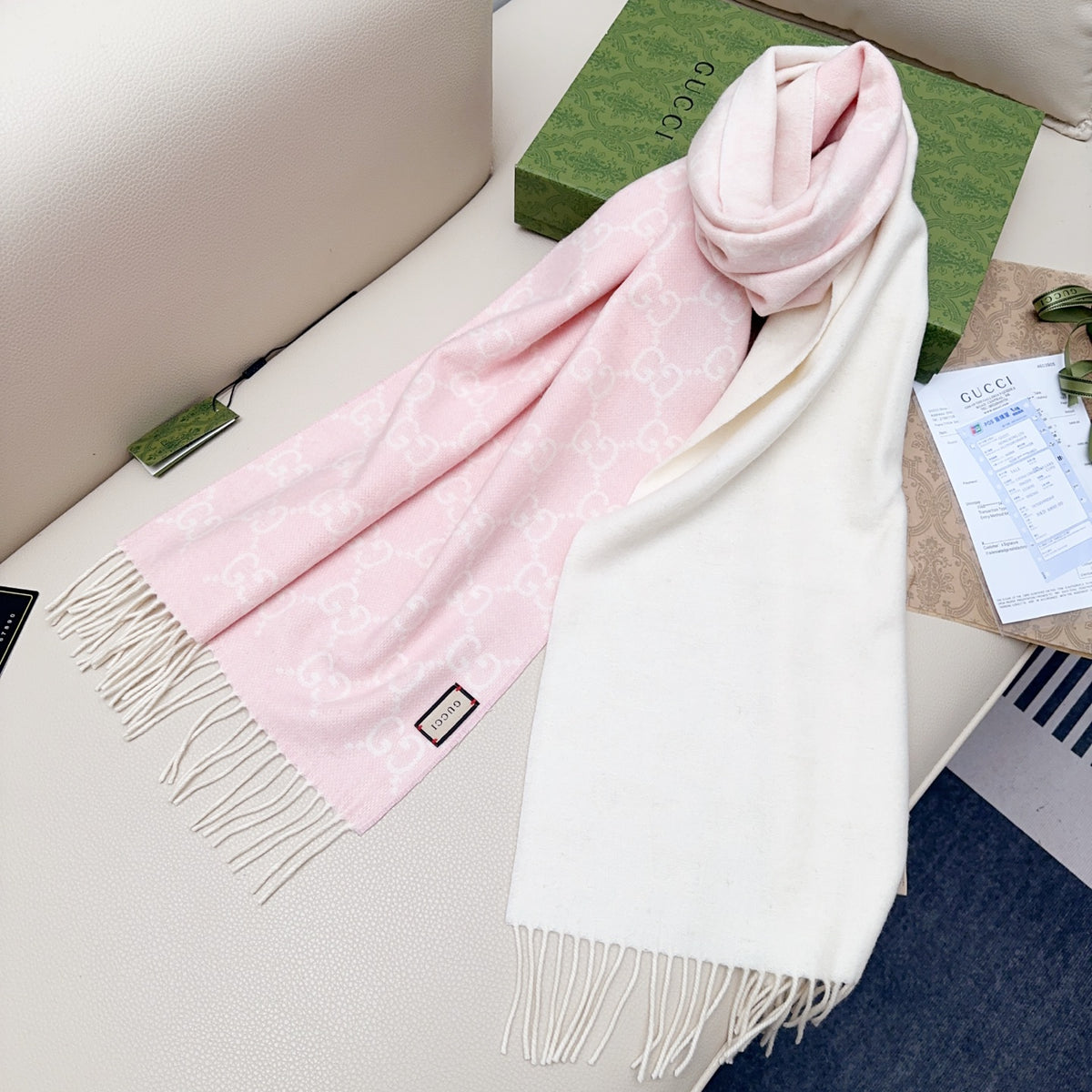 velvet Scarf for women - alternate angle view 8