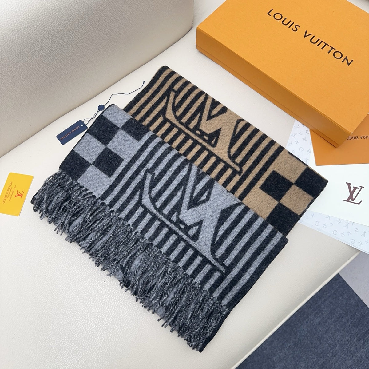 velvet Scarf for women - alternate angle view 9