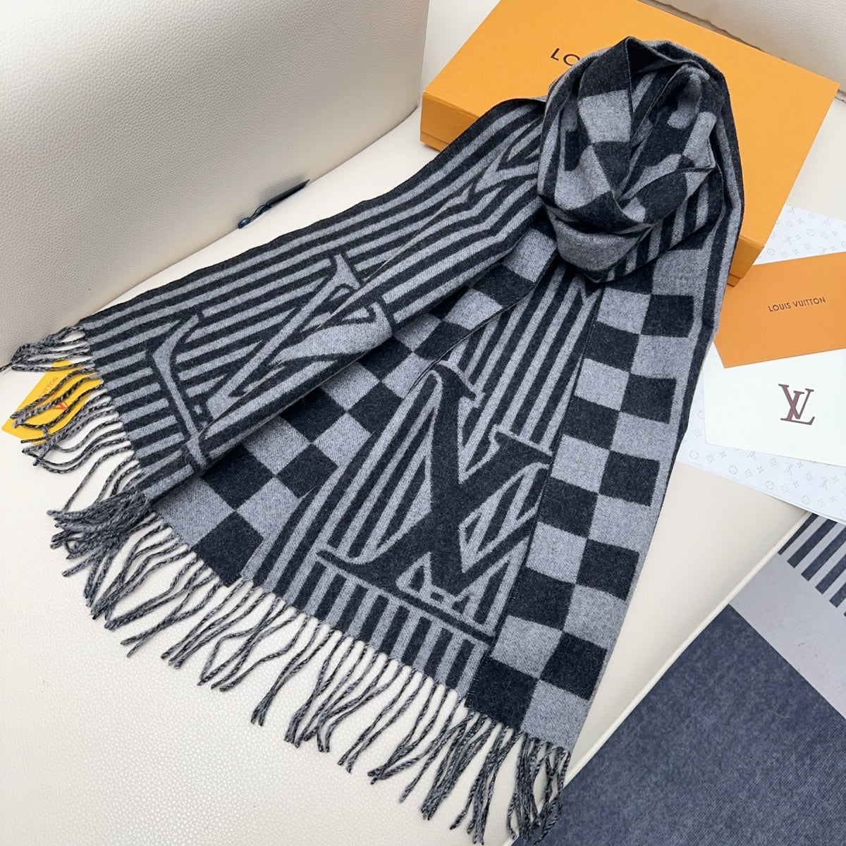 velvet Scarf for women - alternate angle view 8