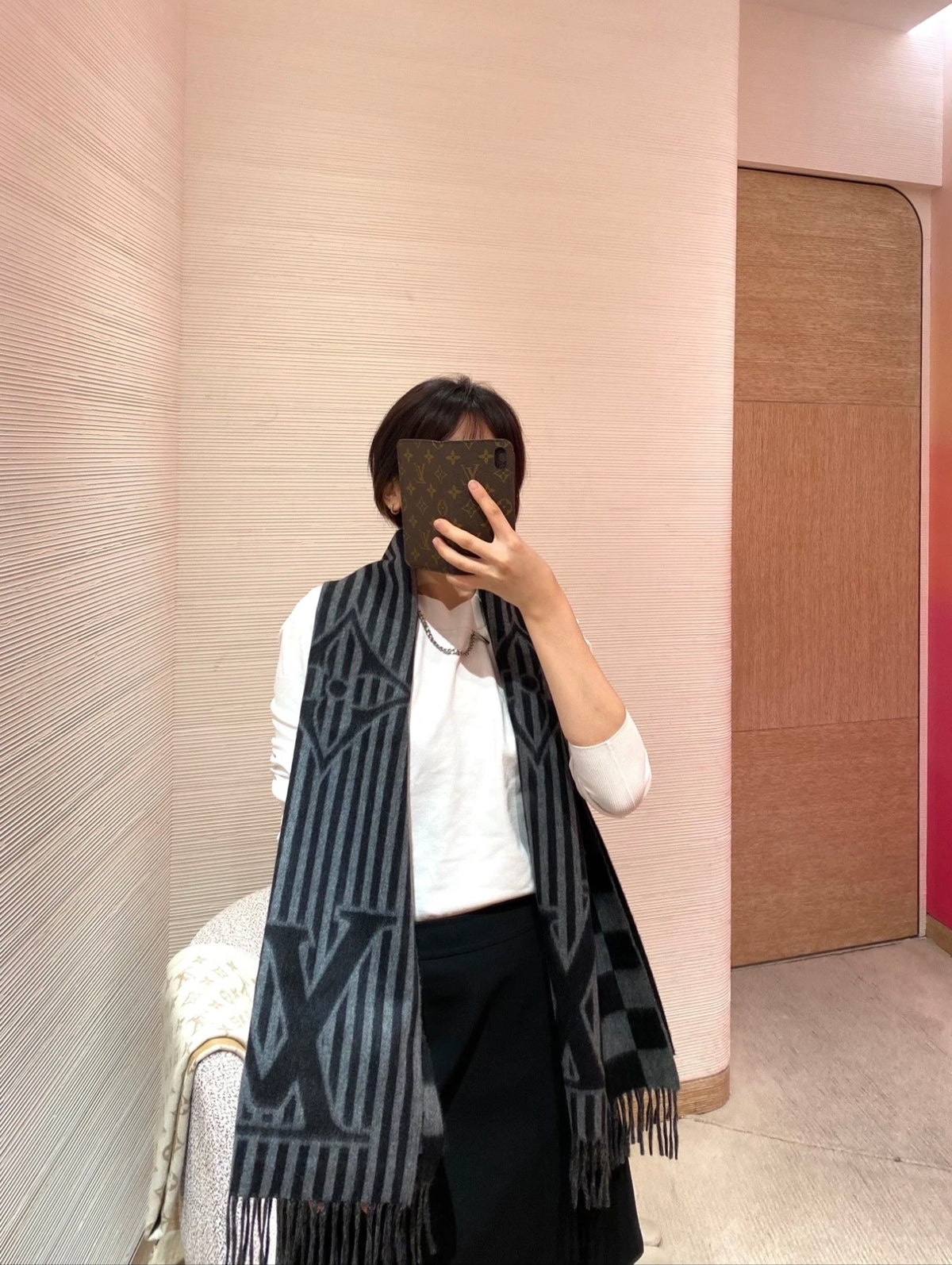 velvet Scarf for women - product detail view