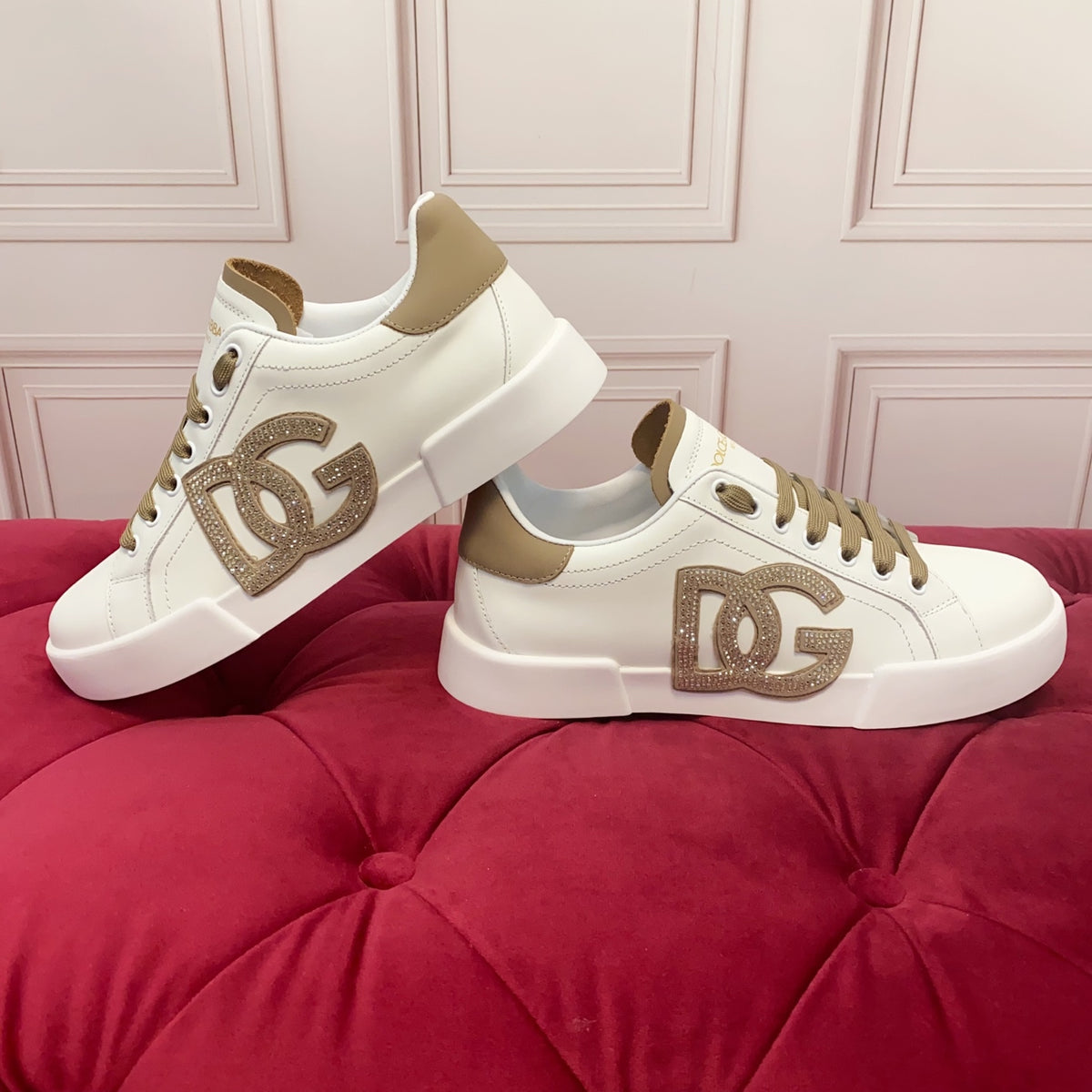 Dolce & Gabbana DG Men's Art-Finish Casual Sneakers