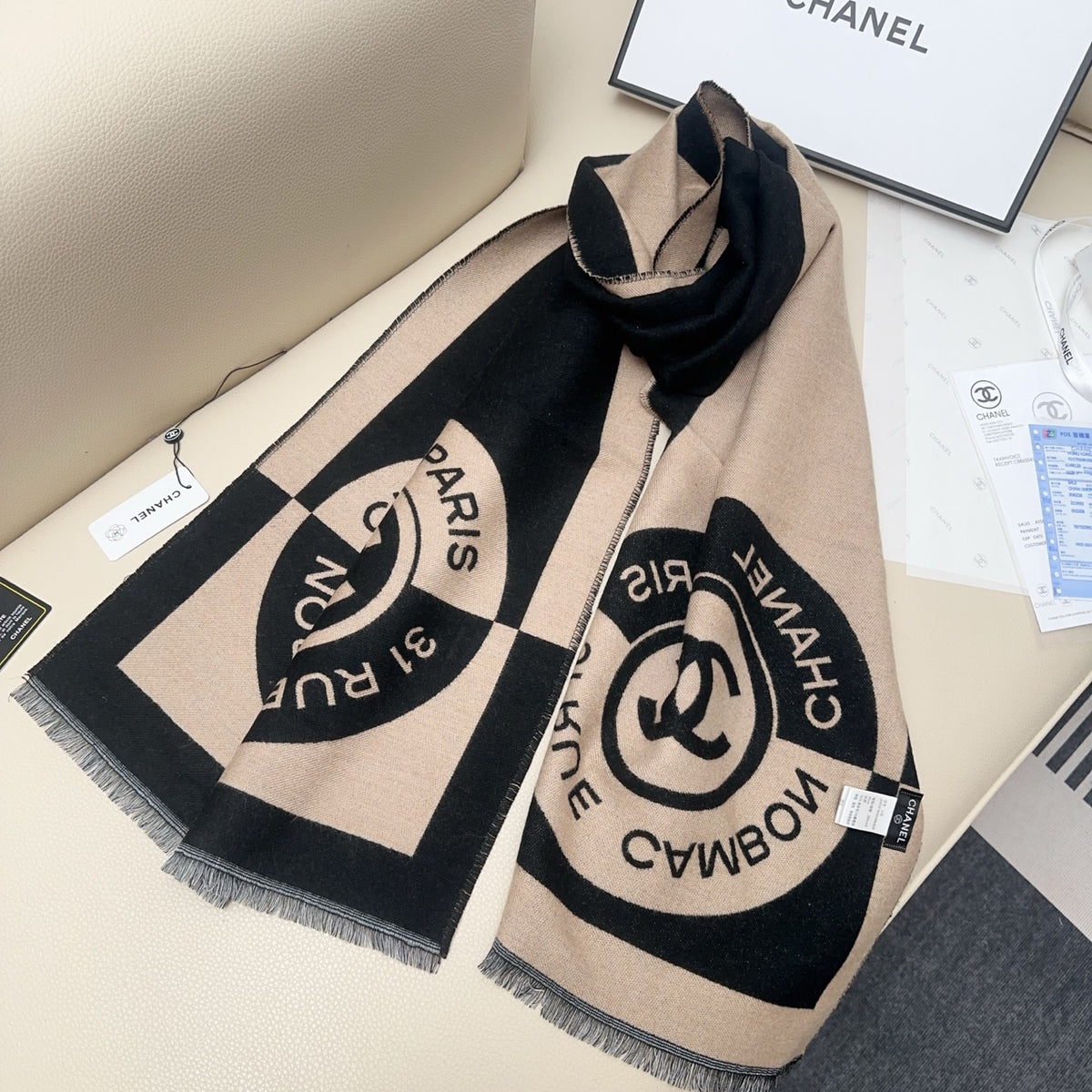 purple velvet luxury Scarf for women - alternate angle view 8