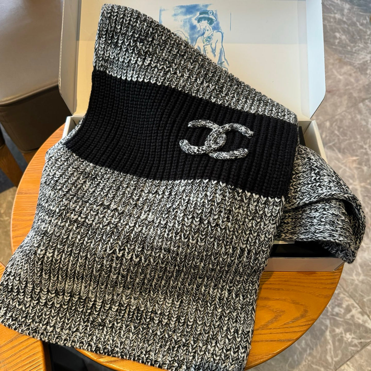 velvet versatile Scarf for women - alternate angle view 8
