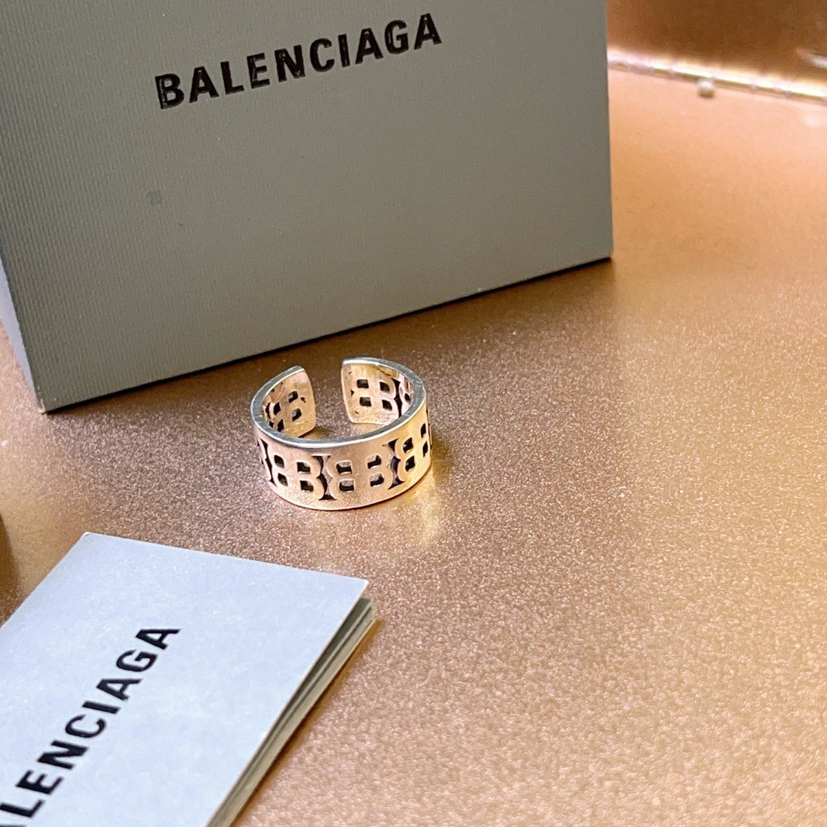 gold unique Ring for women - alternate angle view 5