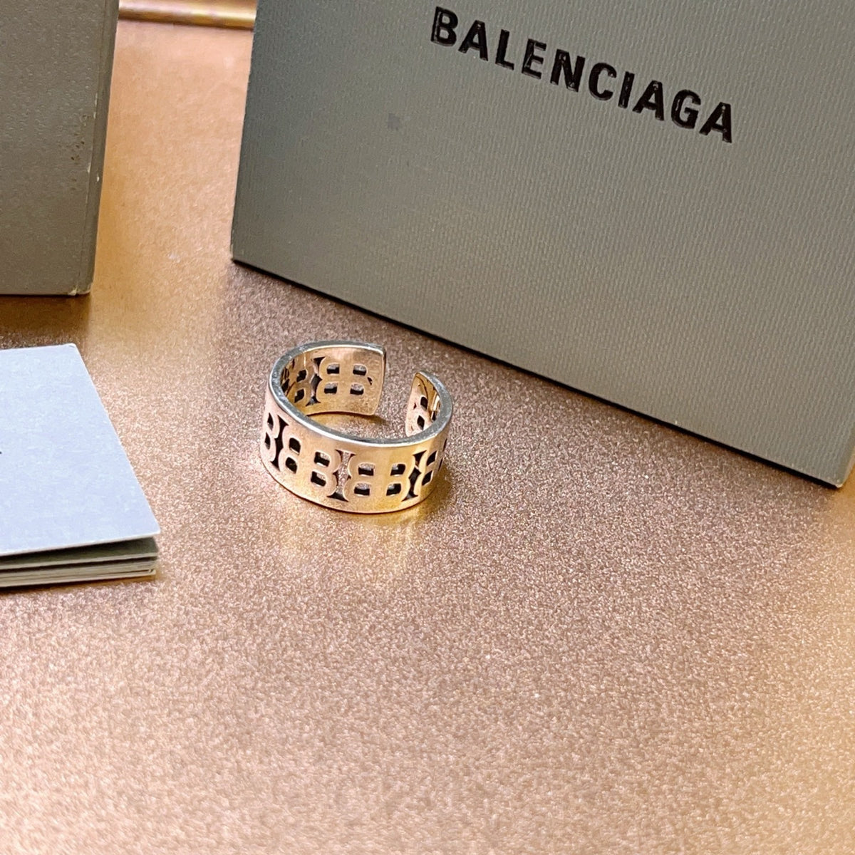 gold unique Ring for women - alternate angle view 4