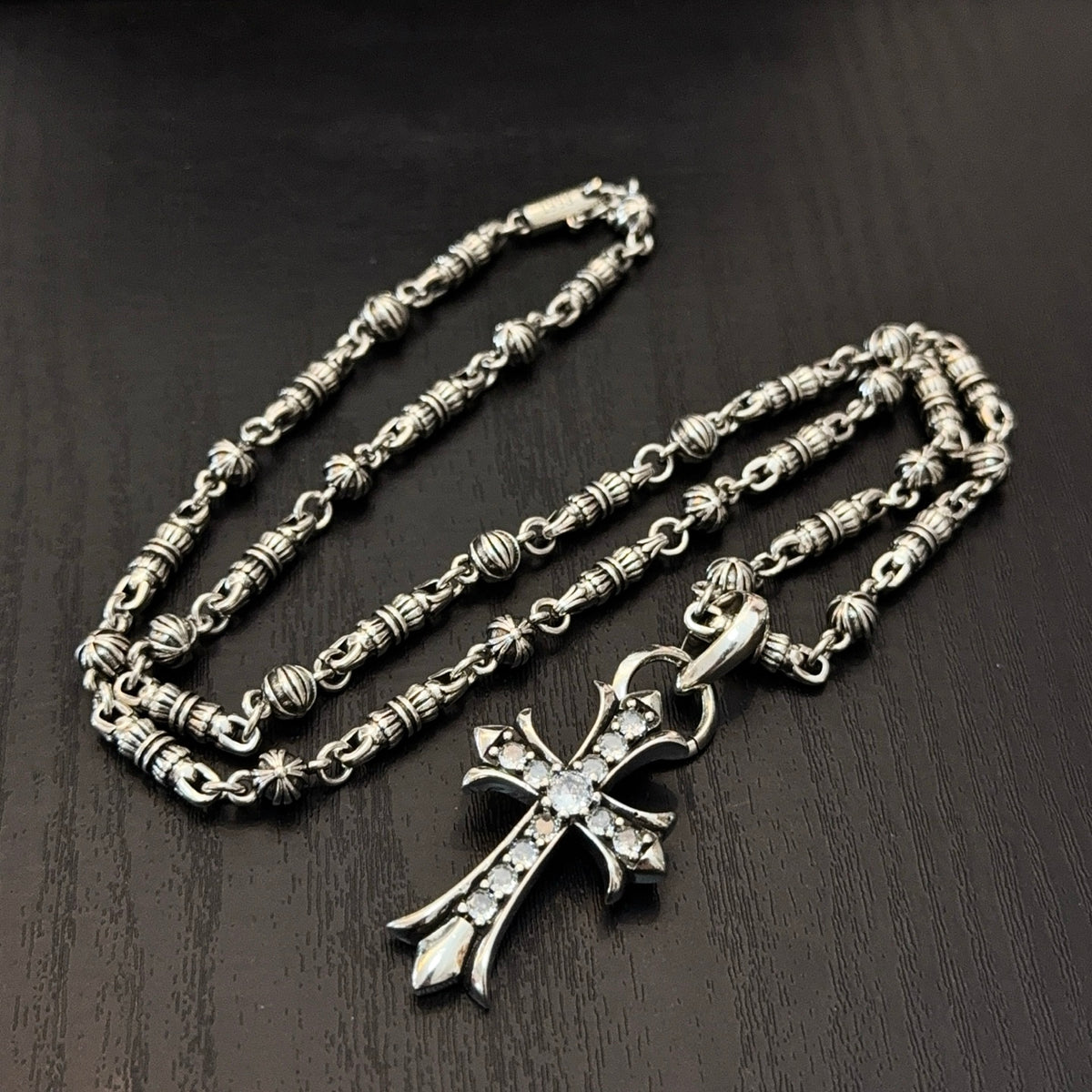 antique cross Pendant for men - alternate angle view 8