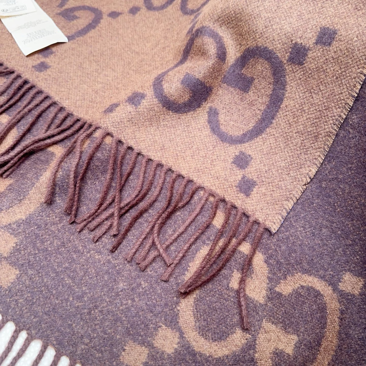 blue velvet floral Shawl for men - alternate angle view 7
