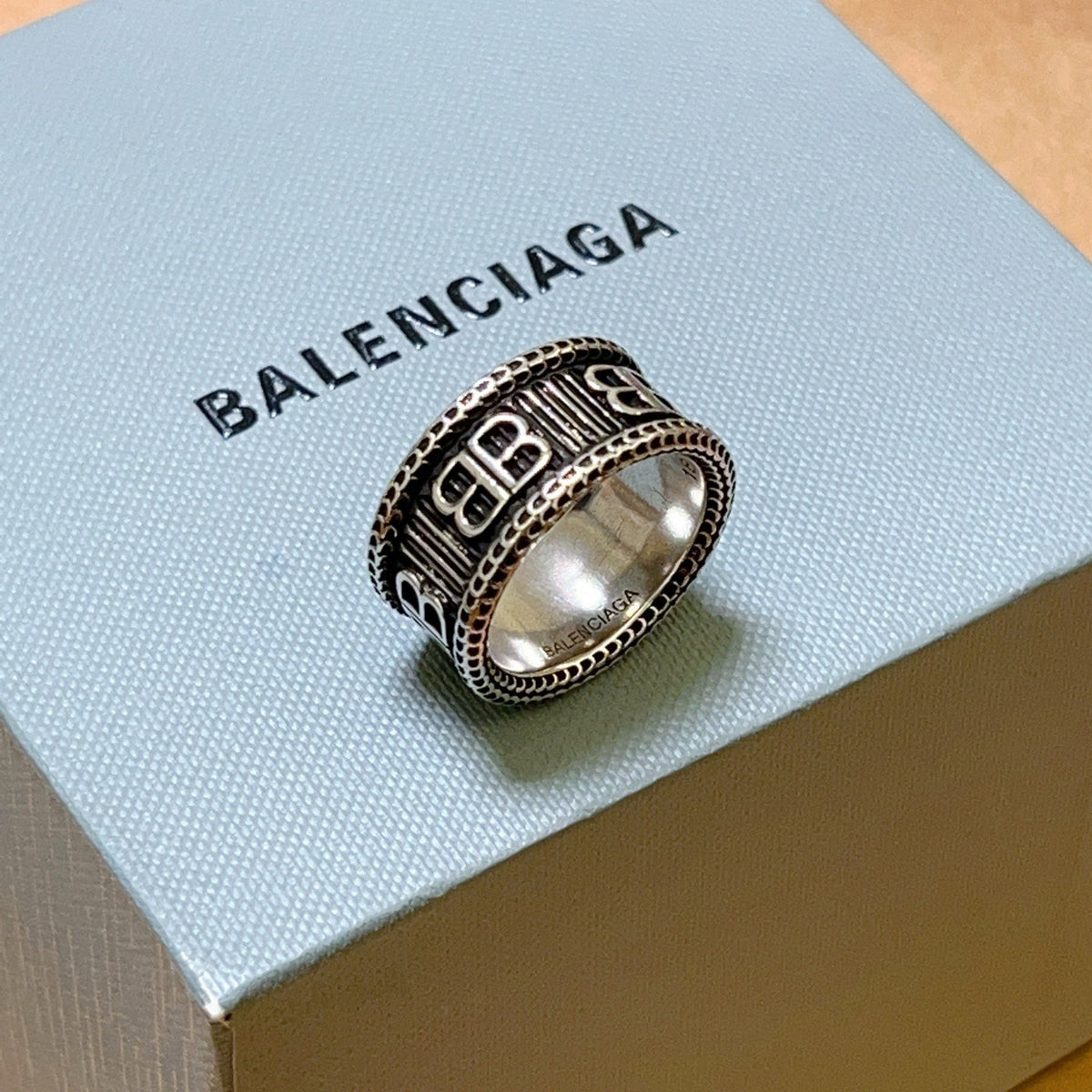 vintage Ring for men - product detail view