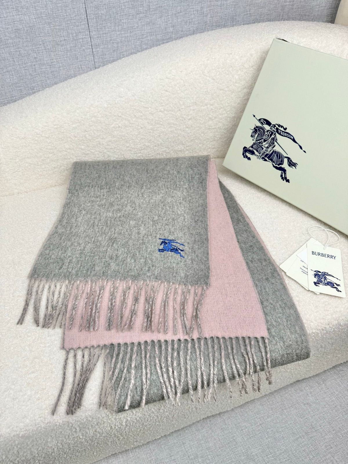 velvet minimalist Scarf for men - alternate angle view 2