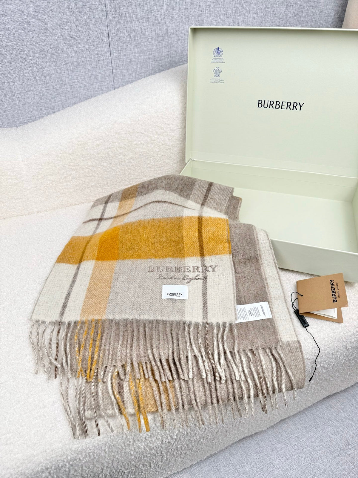 velvet luxury Scarf for men - alternate angle view 3