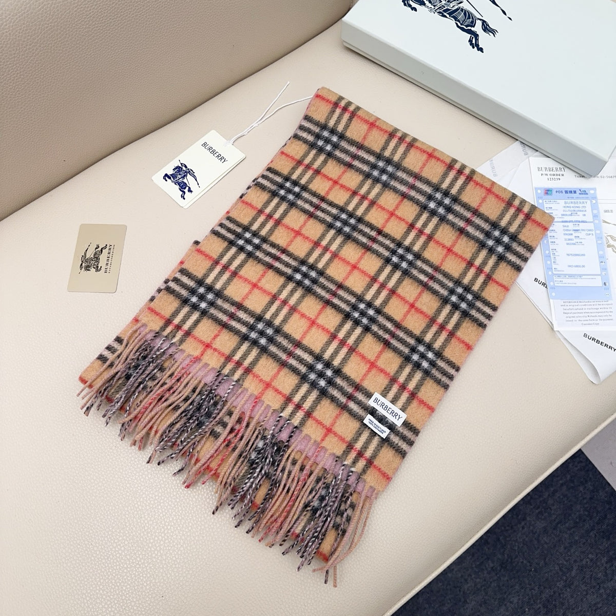 velvet Scarf for women - alternate angle view 3