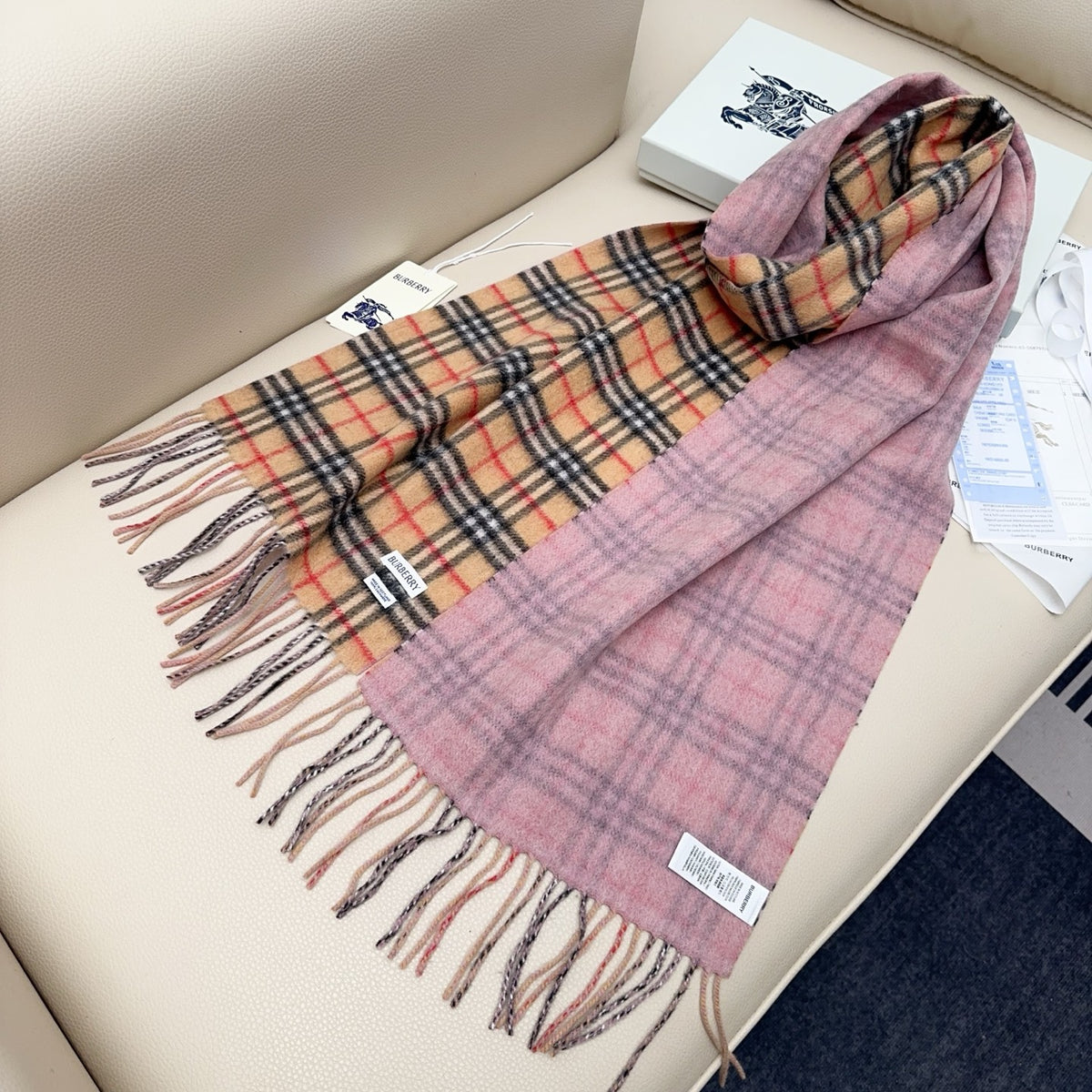 velvet Scarf for women - alternate angle view 9