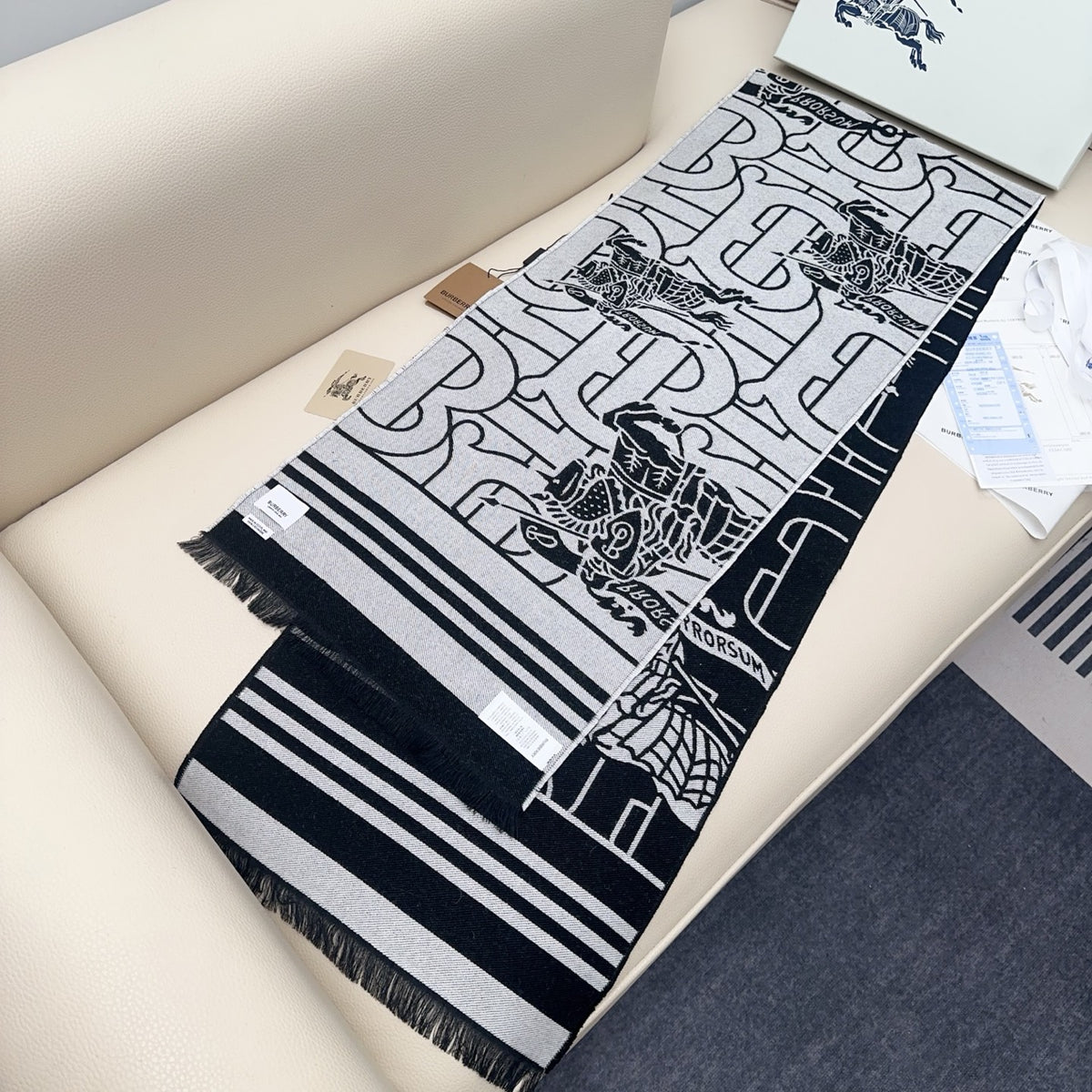 black and white velvet floral Shawl for women - alternate angle view 7