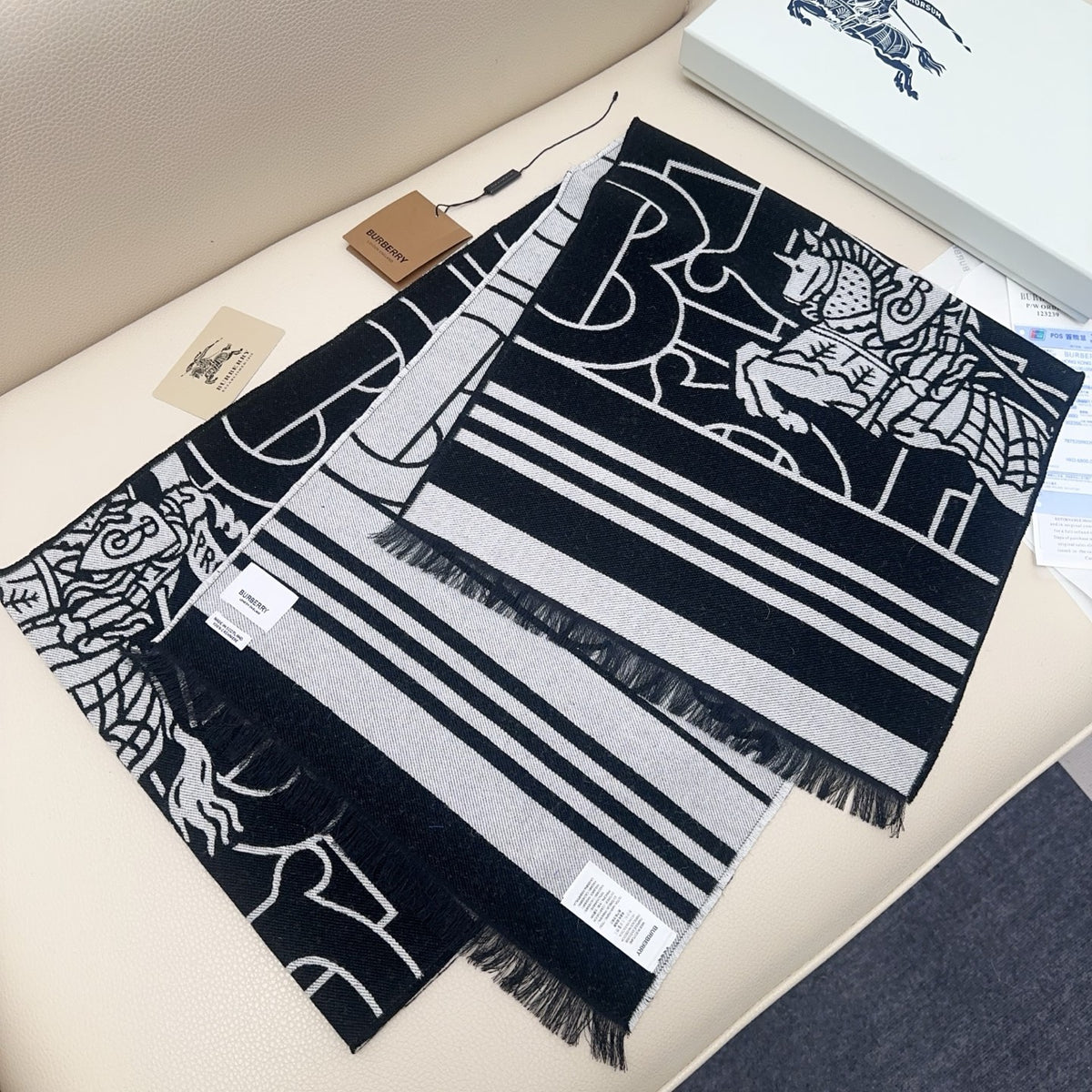 black and white velvet floral Shawl for women - alternate angle view 5