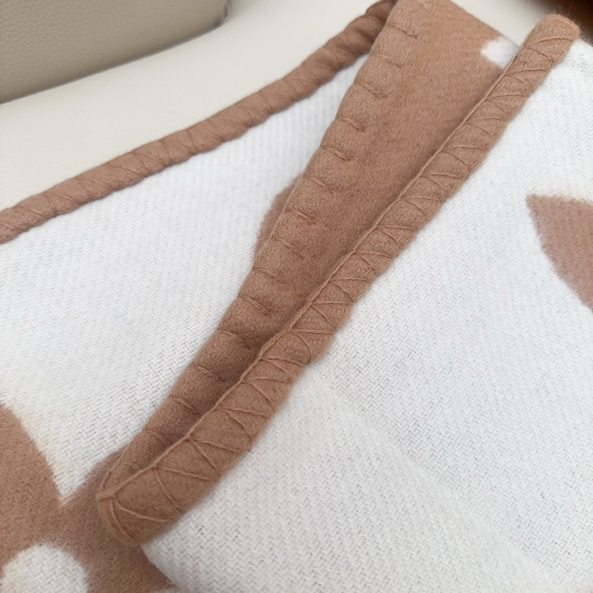 beige velvet handmade Scarf for women - alternate angle view 8