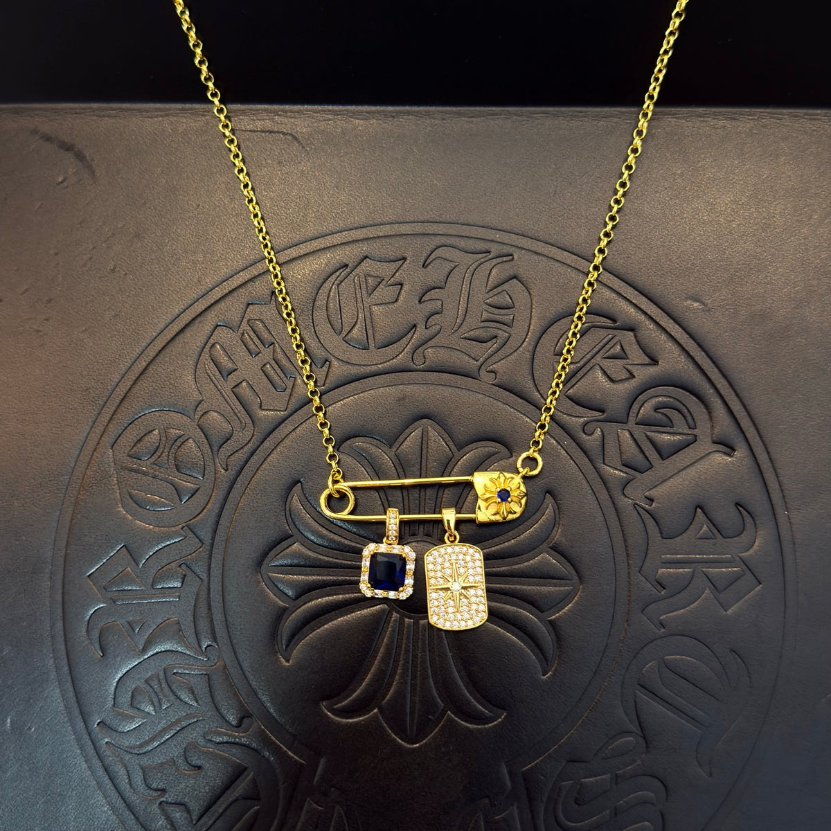 antique cross Necklace for women - alternate angle view 7