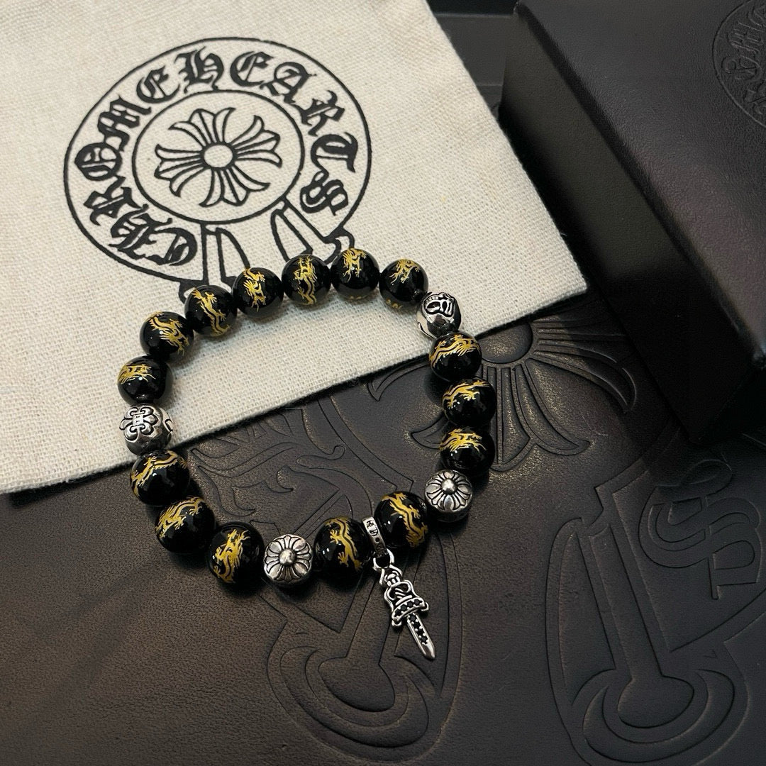 antique agate cross Bracelet for women - alternate angle view 7