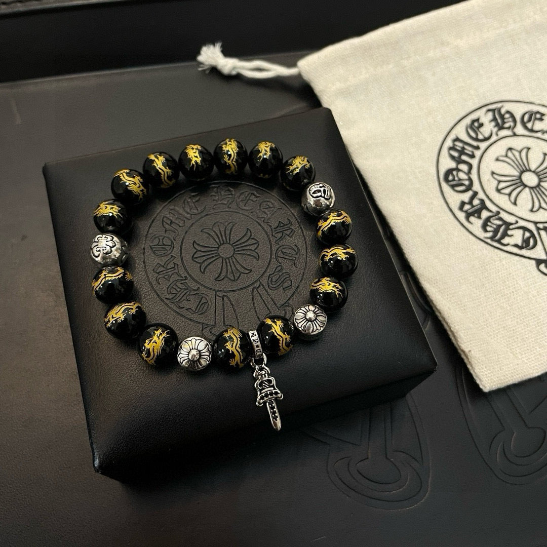 antique agate cross Bracelet for women - alternate angle view 9