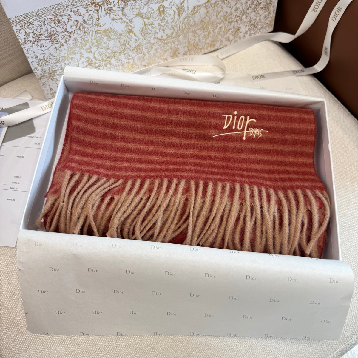 velvet stylish Scarf for women - alternate angle view 6