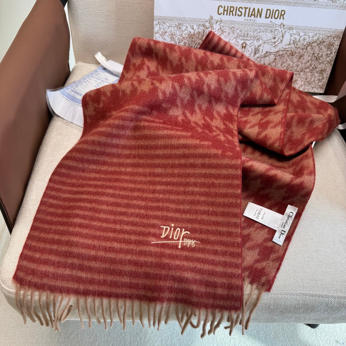 velvet stylish Scarf for women - alternate angle view 7